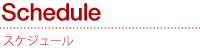 スケジュール